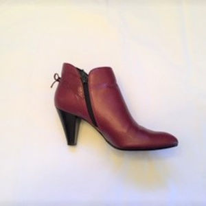 Red Ankle Boots Size 7M